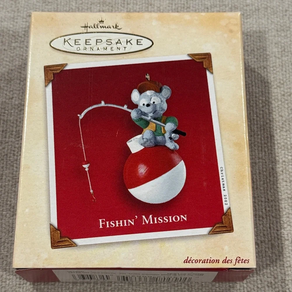 Hallmark Keepsake Ornament - Fishin' Mission - Dated 2002